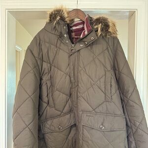 Barbour Men's Holburn Quilt Jacket Rustic/Winter Brown Size XXL